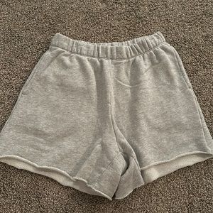 Aerie grey sweat shorts